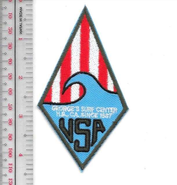 Vintage Surfing California George&#39;s Surf Center Huntington Beach, CA Patch - $9.99