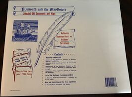 Plymouth and The Mayflower Old Documents and Maps - $6.35