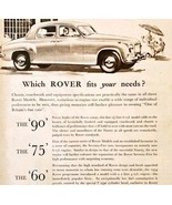 1954 Rover Models Earls Court Motor Show Expo Advertisement Automobilia ... - €25,67 EUR