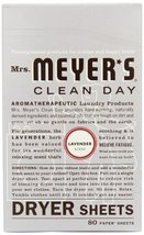 Mrs Meyer&#39;s Clean Day Dryer Sheet, 80 Count - £11.72 GBP