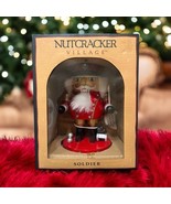 NIB Soldier Nutcracker Village Christmas Holiday Wood Figurine 10th Anni... - €34,18 EUR