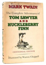 Mark Twain The Complete Adventures Of Tom Sawyer And Huckleberry Finn Centennia - £36.93 GBP