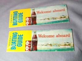 1960 Coca Cola Coke Boating Guide x 2 - $8.86