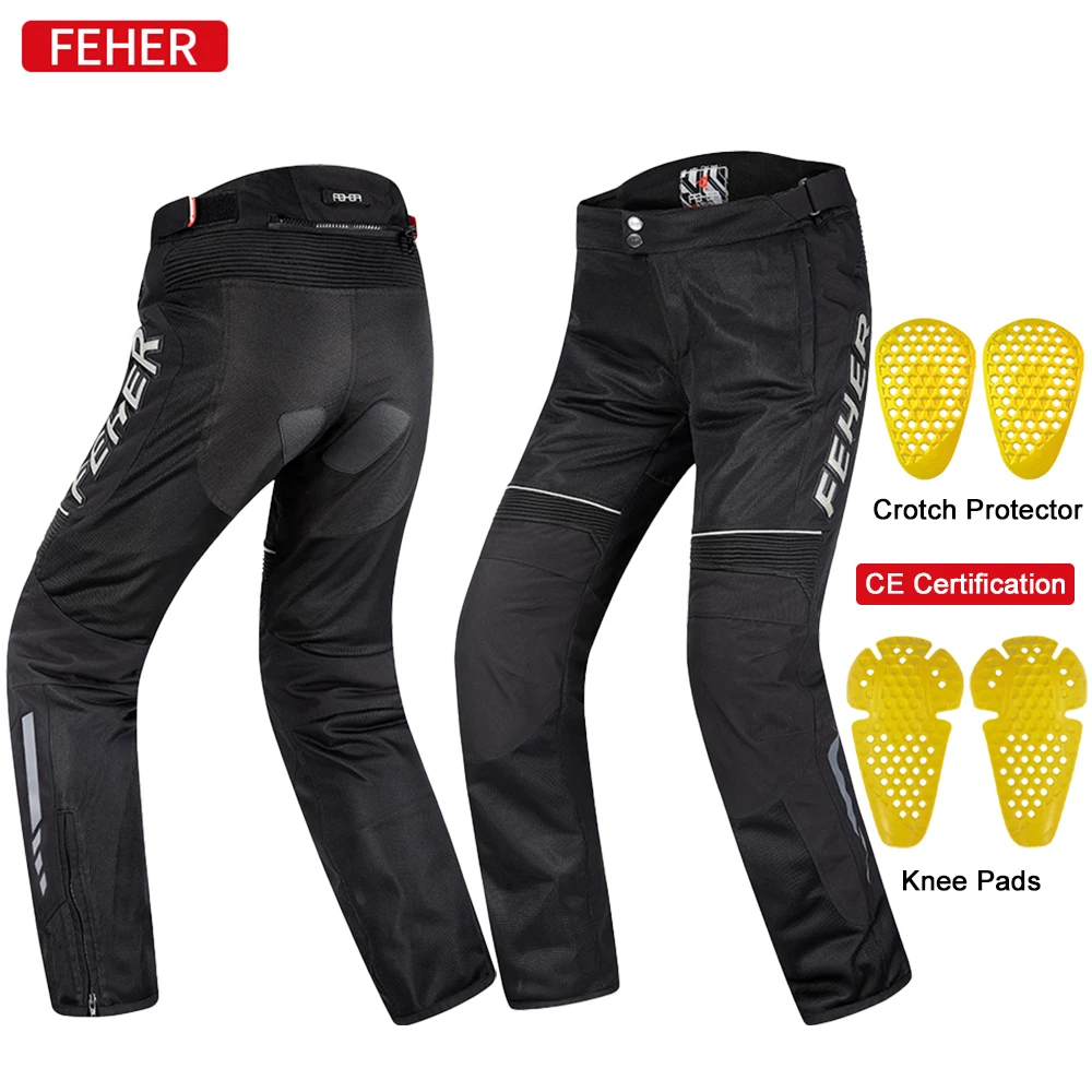 Motorcycle Pants Breathable Mesh Men Summer Moto Pantalon Riding Touring - $141.41