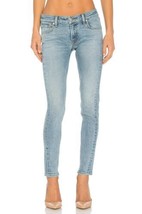 Women&#39;s Blue Levi&#39;s 711 Altered Skinny Slim Denim Light Wash Jeans Tag W 28xL30  - £31.00 GBP
