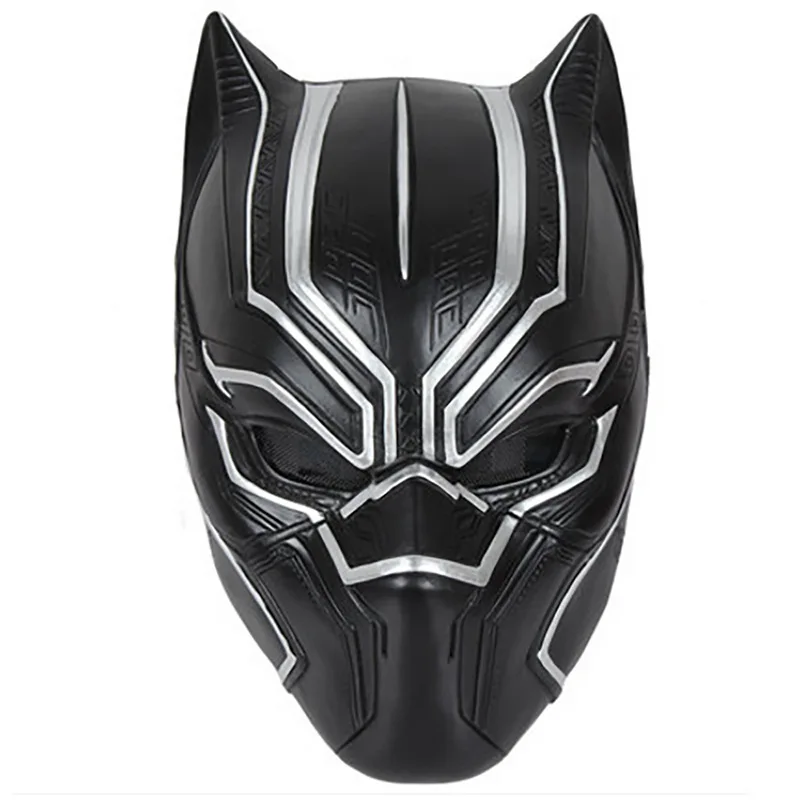 Marvel The Avengers Black Panther anime peripheral mask latex Halloween headgear - £16.18 GBP