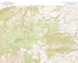 Pat O&#39;Hara Mountain Quadrangle Wyoming 1949 Map Vintage USGS 15 Minute Topo - £13.61 GBP