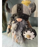 Viking Warrior Gnome Plush Beanbag Doll Home Decor Figurine Hagar The Ho... - $9.49