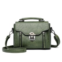 Women&#39;s Handbag New PU Leather Fashion Lock Design Large Capacity Shoulder Bag F - £20.32 GBP