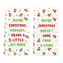 Funny Christmas Towels 2 Pack Absorbent Kitchen Bathroom White Elephant ... - $211.24 MXN