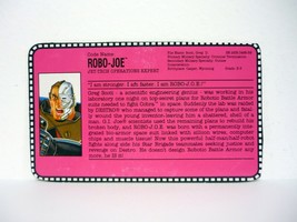 GI Joe Robo-Joe File Card Vintage Action Figure Star Brigade Accessory Part 1993 - £5.82 GBP