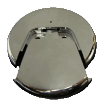 UNIVERSAL OVERSIZED WASTE &amp; OVERFLOW PLATE 3.5&quot; - Brushed Nickel - €18,46 EUR