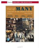 Out of Many: A History of the American People, Volume 2 (9th edition) Pe... - $1,256.40 MXN