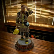 Firefighter Figurine Red Hats of Courage &quot;It&#39;s A Hot One&quot; - Vanmark From... - $14.84