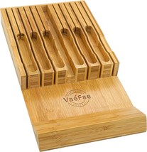 Kitchen Knife Holder Drawer With Slot For Your Knife, Drawer Knife Block. - £33.17 GBP