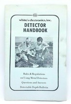 Vtg 1974 White&#39;s Electronics Metal Detector Handbook - £10.55 GBP