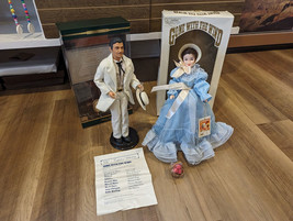 Vintage Gone With the Wind Rhett Butler and Scarlett O&#39;Hara Barbie Dolls - £77.55 GBP