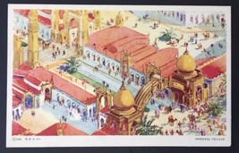 Chicago Worlds Fair 1933  ORIENTAL VILLAGE  Unposted WB Postcard - £4.70 GBP