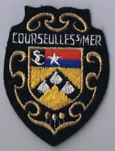 Courseulles sur Mer France Patch 2&quot; x 3&quot; - $3.58