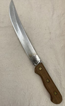 Vintage Chicago Cutlery 45s 10” Scimitar Butcher Knife USA Prior Repair - £18.52 GBP
