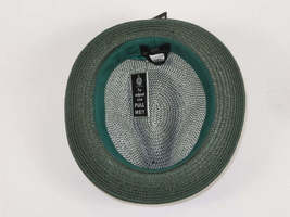 Men's Bently Soft Fedora Briad Straw Hat Stingy Brim Gino Gi216 Green White image 5