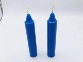 Spell Candles 2 Blue ~ For Spellwork, Rituals, Witchcraft, Manifestation - $5.00
