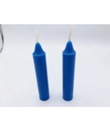 Spell Candles 2 Blue ~ For Spellwork, Rituals, Witchcraft, Manifestation - £3.91 GBP