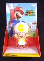Nintendo Super Mario Yellow Toad Figure Jakks - £7.77 GBP