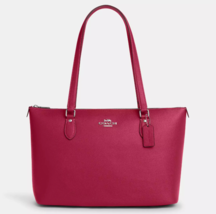 New Coach CH285 Gallery Tote Leather Bright Violet - £119.65 GBP