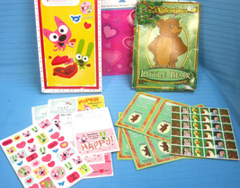Lot of Valentines Day Cards Stamps Stickers Misc Vintage items SOLD AS IS Crafts - £10.14 GBP