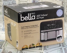 bella PRO 4qt. TriZone Touchscreen Air Fryer Dual Flex Basket