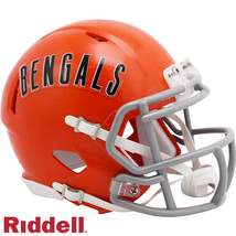 *Sale* Cincinnati Bengals 1968-1979 Throwback Nfl Speed Mini Football Helmet! - £25.63 GBP