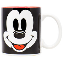 Disney Mickey Mouse Big Face 11 Ounce Coffee Mug Black - $16.98