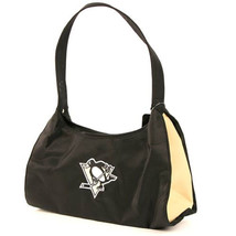 Pittsburgh Penguins NHL Fastlane Hobo Purse Handbag with Shoulder Strap - $728.56 MXN
