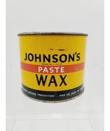 Vintage SC Johnson Paste Wax Original Formula Tin Can 16oz 90% Full - $142.65 CAD