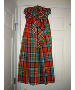 SAKS FIFTH AVENUE SFA CHRISTMAS HOLIDAY LONG SKIRT WITH SASH SIZE 4 - £77.84 GBP