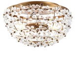 Isabelle 15.5&quot; Metal/Acrylic Led Flush Mount Traditional,Glam,Frenchcoun... - £153.18 GBP