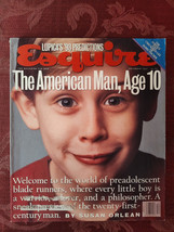 ESQUIRE magazine December 1992 Macaulay Culkin Vincent Spano Bobby Fischer - £20.14 GBP
