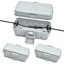 3Pcs Weatherproof Electrical Connection Box, Outdoor Electrical Box,Weat... - £49.36 GBP
