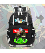 Rick And Morty Unique Series Backpack Daypack Hip Pop - £32.06 GBP