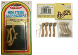 Choice Realife Miniatures CABRIOLE LEGS 1-1/8 &amp; 1-3/8&quot; in Dollhouse 1:12... - $4.95