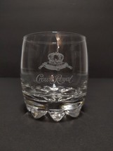 Crown Royal Whiskey Starbust  Bottom Barware Rocks Glass 8 Ozs - $10.89