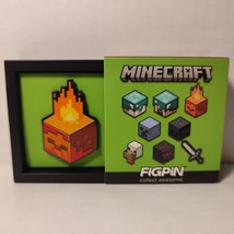 Minecraft Fire Zombie Enamel Pin Y56 Mystery Series 2 Rare FigPin Mini - £22.82 GBP