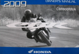 2009 Honda CBR600RR/A Owners Operators Owner Manual Factory OEM - £11.87 GBP