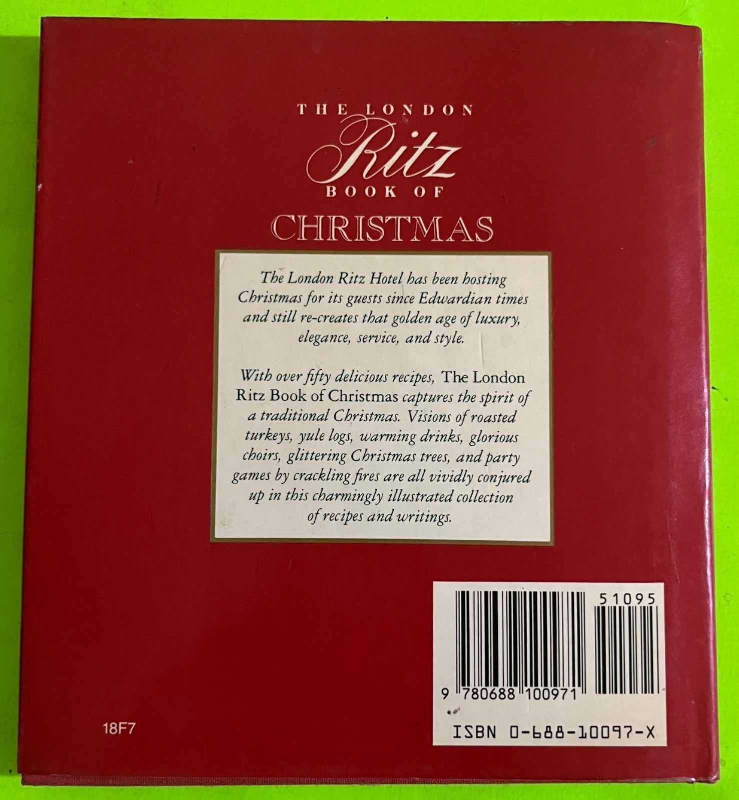 Vtg The London Ritz Book of Christmas: The Art & Pleasures… by Reekie (HCDJ 1989 Item image 8