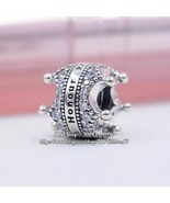 S925 Sterling Silver Crown Honour Pride Beauty with Clear Cz Charm  - $17.60