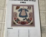 A Cross-Stitch Book Of Days 1993 • Seasonal Mixed Theme Patterns - £11.14 GBP