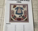 A Cross-Stitch Book Of Days 1993 • Seasonal Mixed Theme Patterns - $13.97