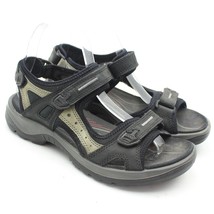 ECCO Yucatan Black Adjustable Offroad Sport Outdoor Hiking Sandals Sz 38... - £28.06 GBP