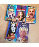 vintage WCW VHS lot x5 1998 1999 tapes Hulk Hogan Sting Goldberg wrestli... - $39.99